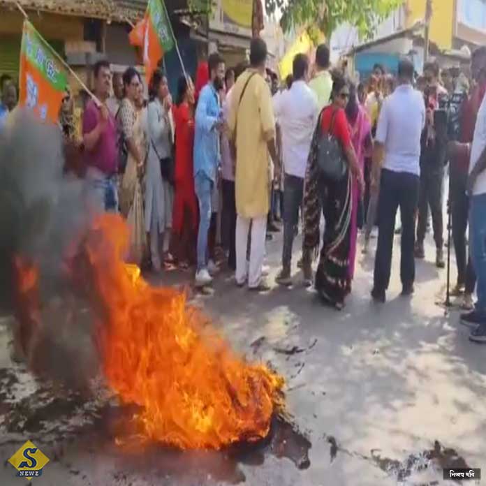 Affected BJP 12 hour bandh in Matigara Affected BJP 12 hour bandh in Matigara