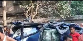 বেঙ্গল কেমিক্যালে ফুটপাথে গাড়ি, জখম ২ শিশু সহ ৩ BENGAL CHEMICAL ACCIDENT
