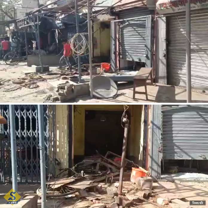 Explosion at shop in Kaliganj of Nadia owner injured