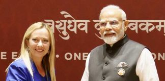 Italian Prime Minister talks to Modi