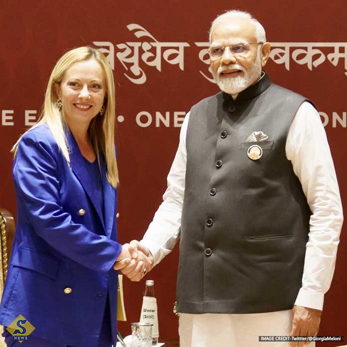 Italian Prime Minister talks to Modi