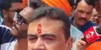 ভক্তিতে নয়, ভয়ে জয় শ্রীরাম, দেবকে তোপ শুভেন্দুর Not in devotion but in fear Jai Sriram Dev ke top Subvendur
