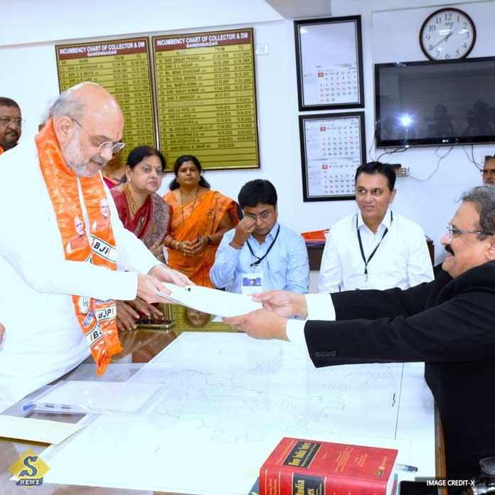 Shah is emotional after submitting the nomination