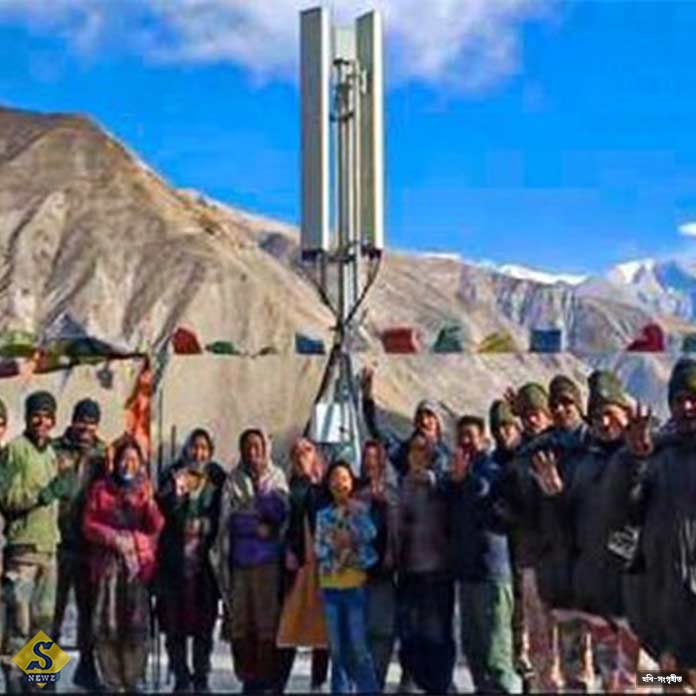 Telecom service launched in first village in the country