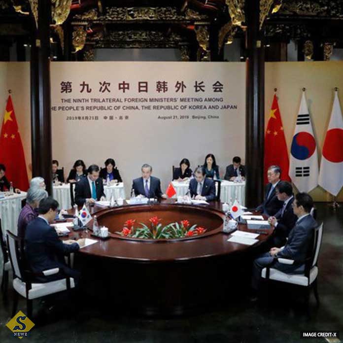 China Japan South Korea on one stage after four years China Japan South Korea on one stage after four years