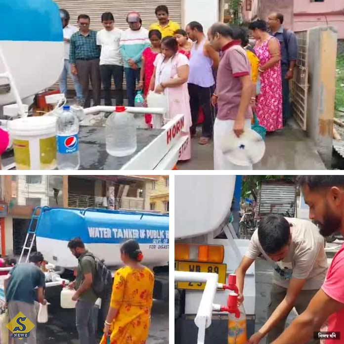 Drinking water shortage continues in Siliguri Drinking water shortage continues in Siliguri