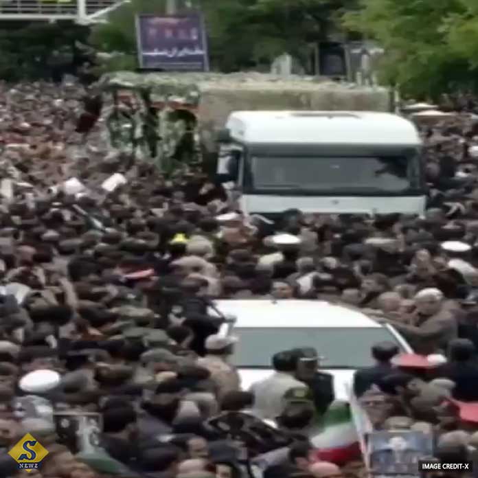 Iran took to the streets to say goodbye to the president Iran took to the streets to say goodbye to the president