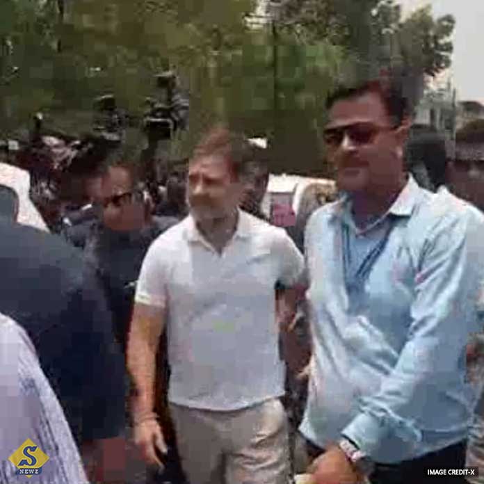 Jai Sriram slogans surround Rahul in Rae Bareli