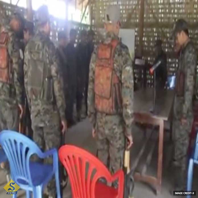 Militants surrendered at the border on May 34 Militants surrendered at the border on May 34