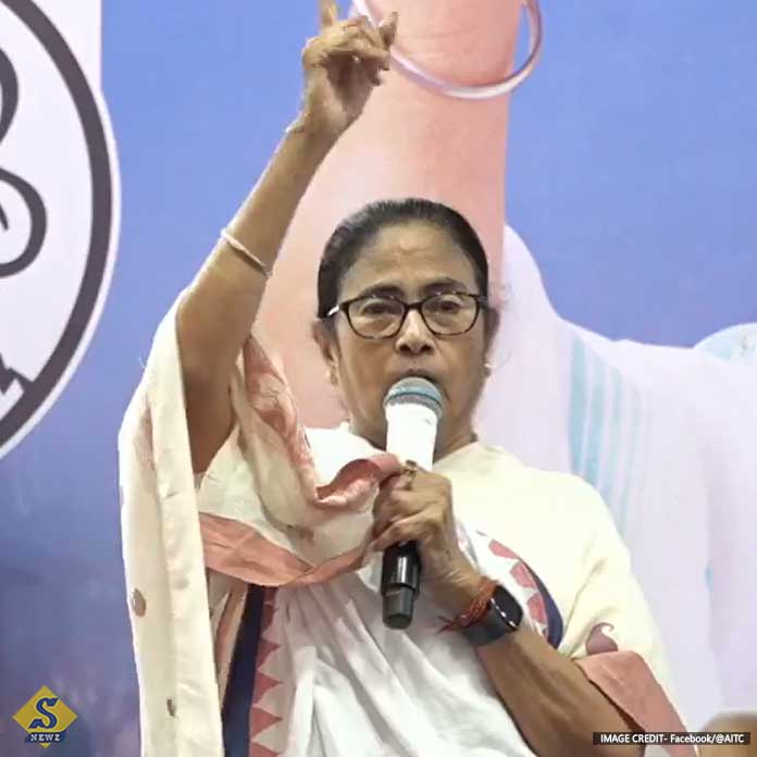 Modi stay in the temple perform puja Mamata