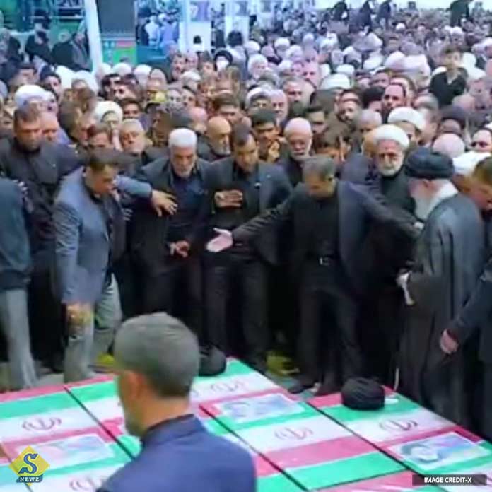 The funeral of the president of Iran in his birthplace Mashhad