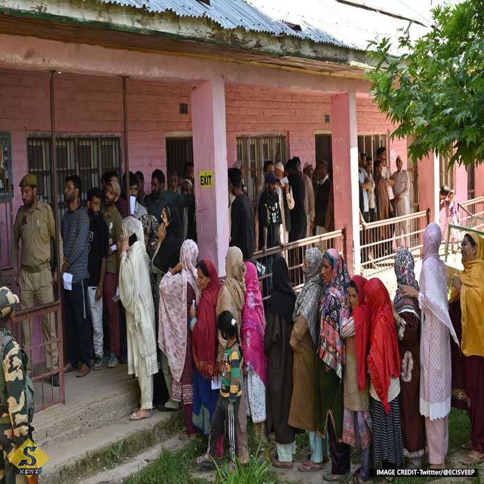 The polling rate in the sixth phase is 63.37 percent