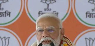 The red flag of the Left is not visible in Bengal  Modi