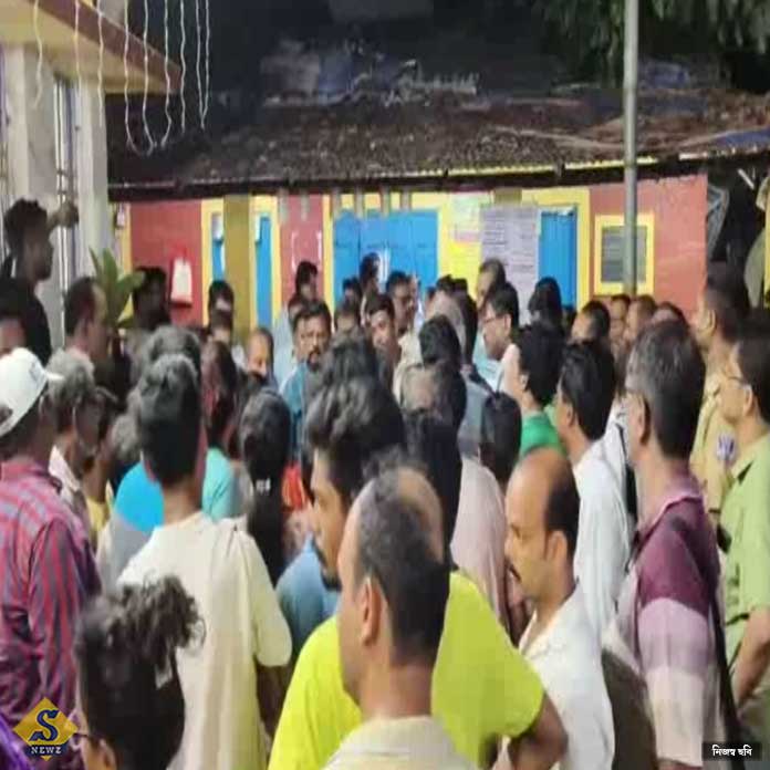 Child drowned while swimming protest