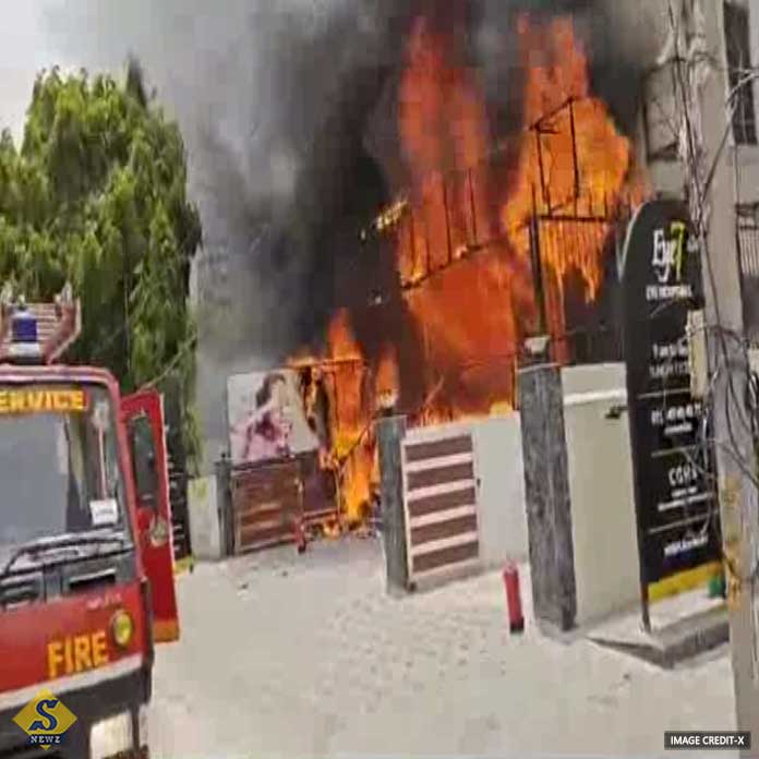 Delhi Childrens Hospital fire again panic Delhi Childrens Hospital fire again panic