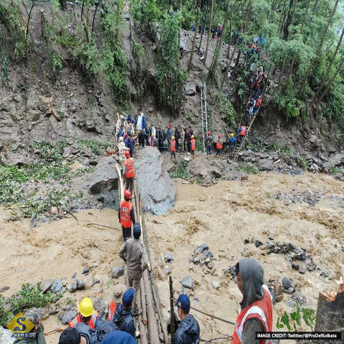 North Sikkim ravaged by rains and landslides deaths are increasing