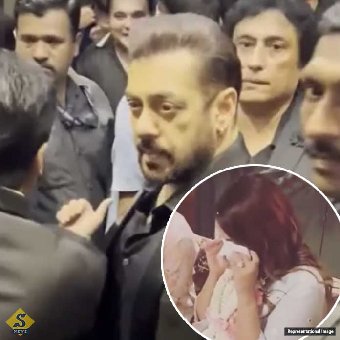 Salman at midnight reception Sonakshi cried