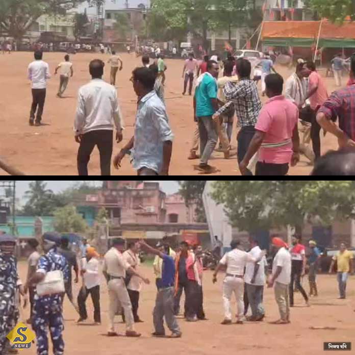 TMC BJP SANGHARSE DHUMDHUMAR BISHNUPUR
