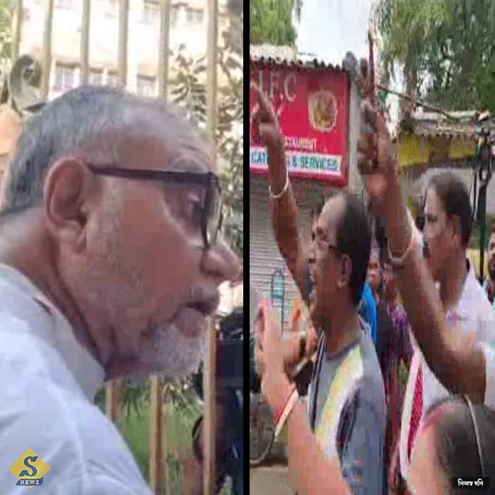 Tapas at Trinamool protest in Kashipur Beleghata Tapas at Trinamool protest in Kashipur Beleghata