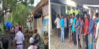 বিক্ষিপ্ত অশান্তিতে শুরু সপ্তম দফার ভোট The seventh round of polling began with scattered disturbances