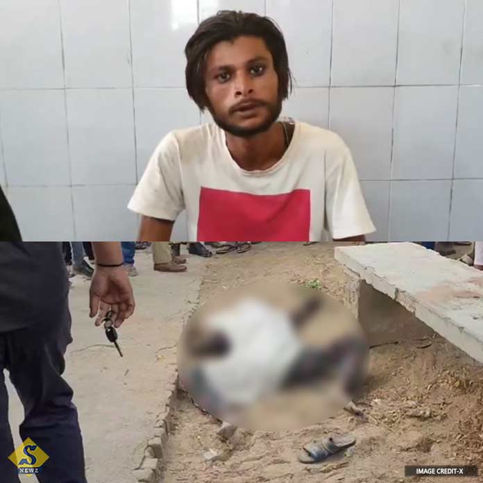 The young man killed by cutting the throat of his lover after seeing the villain
