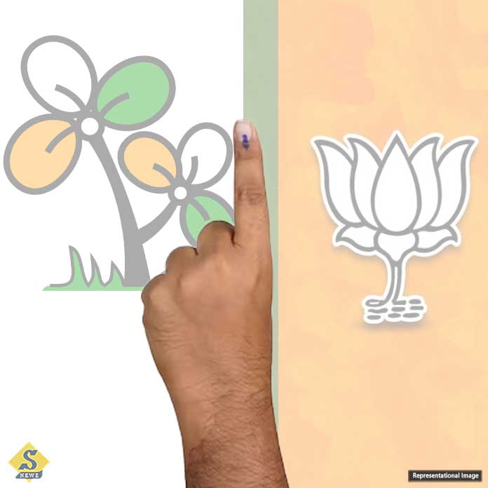 Trinamool votes increased slightly BJP same