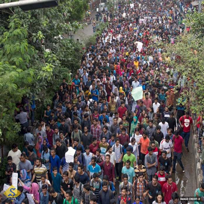 24 hour deadline to the Hasina government for the 4 demands of the agitators