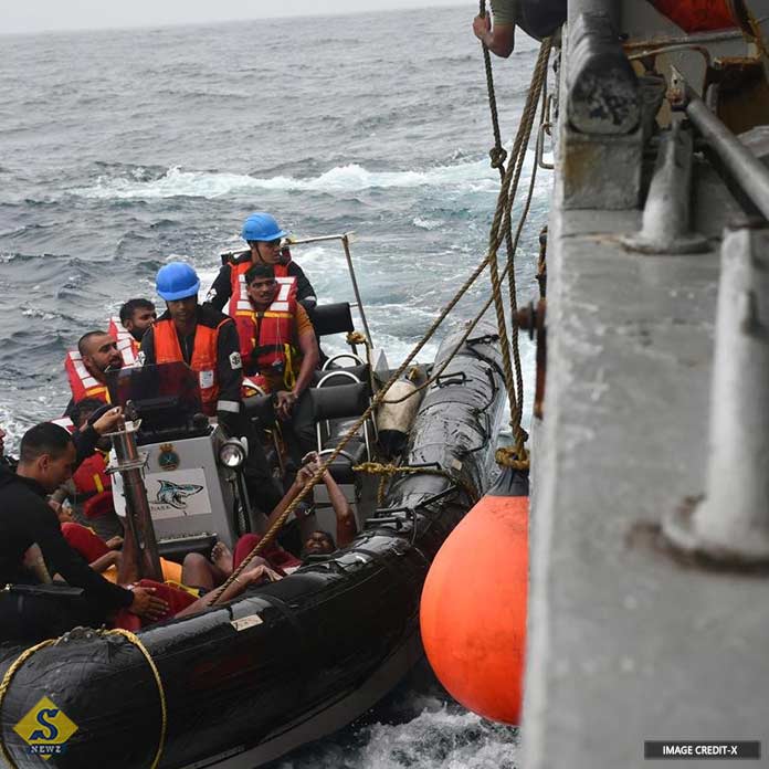 8 Indians rescued from sea in Oman 8 Indians rescued from sea in Oman