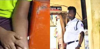 সপ্তম শ্রেণির পড়ুয়াকে মার মদ্যপ পুলিশকর্মীর A student of class VII was beaten by a drunken policeman