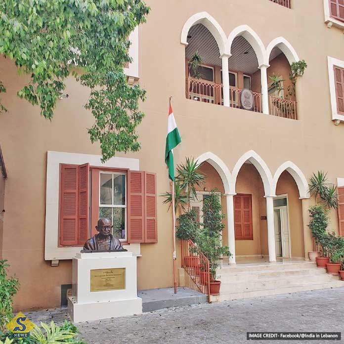 Alert embassy of Indians in Lebanon