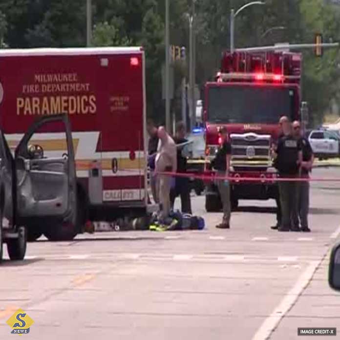 Black man shot by police at Trump party event