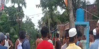 Demonstrations demanding poor roads