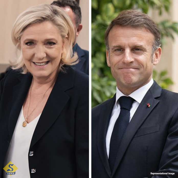 Far right leads in France polls Macron third