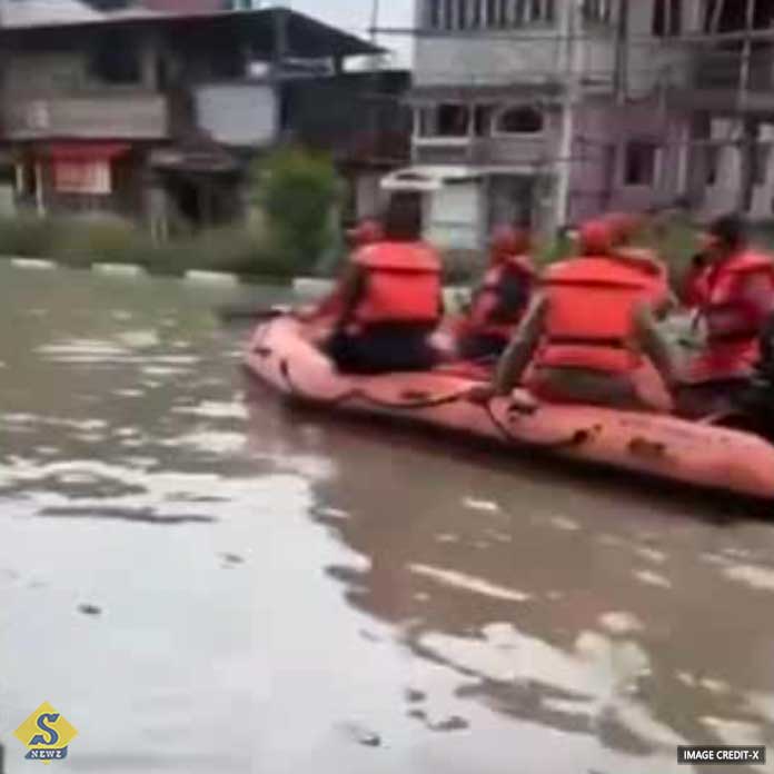 Flood hit Manipur 20000 people homeless