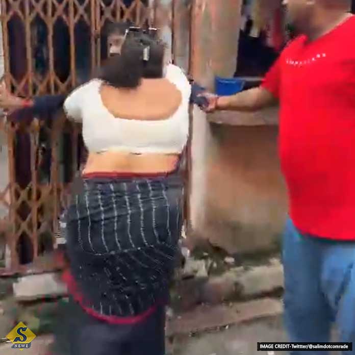 In Kolkata the youth leader of the party beat the female councillor In Kolkata the youth leader of the party beat the female councillor
