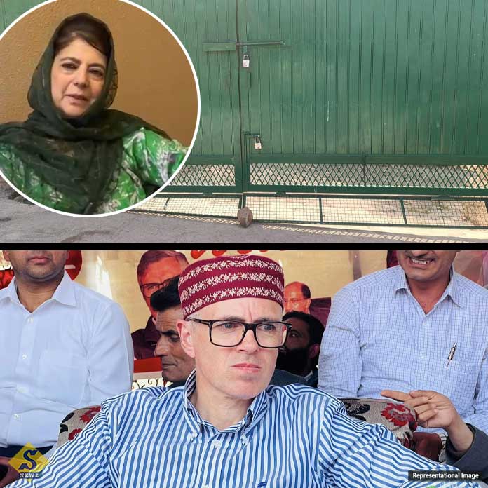 Mehbooba Umar under house arrest on Martyrs Day in Jammu and Kashmir Mehbooba Umar under house arrest on Martyrs Day in Jammu and Kashmir