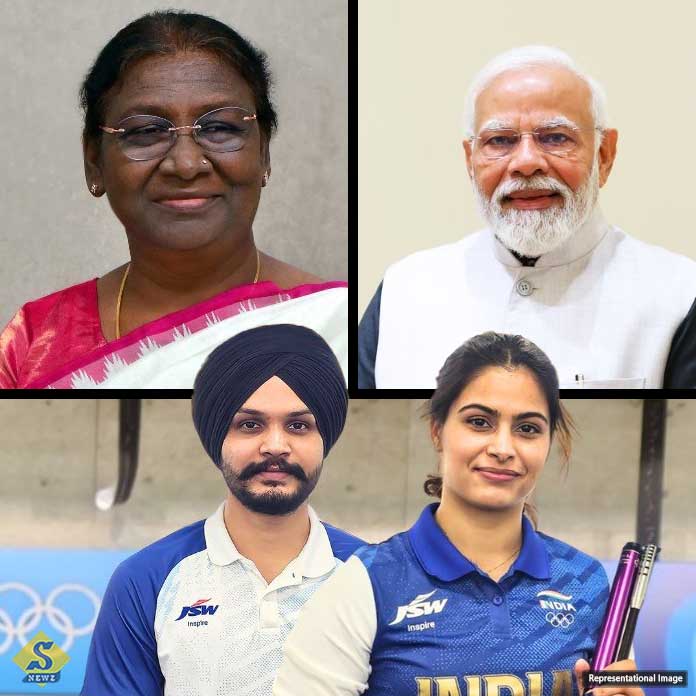 President Prime Minister congratulates Manu Bhaker