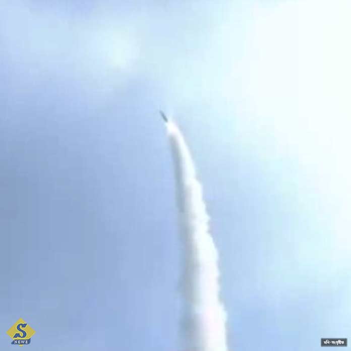Test of 5000 km range ballistic missile