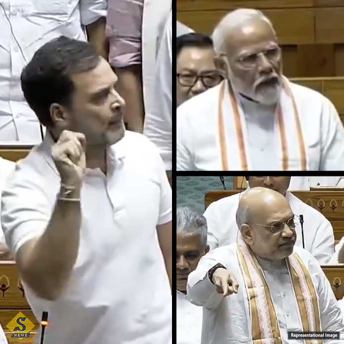 War of words between Rahul and Modi Shah in Parliament War of words between Rahul and Modi Shah in Parliament