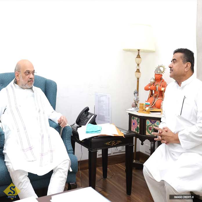 amit shah er kache nalish suvendur