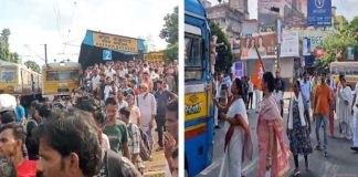 বিজেপি-র বনধে মিশ্র প্রভাব কলকাতা সহ রাজ্যে BJPs bandh had mixed effects in states including Kolkata