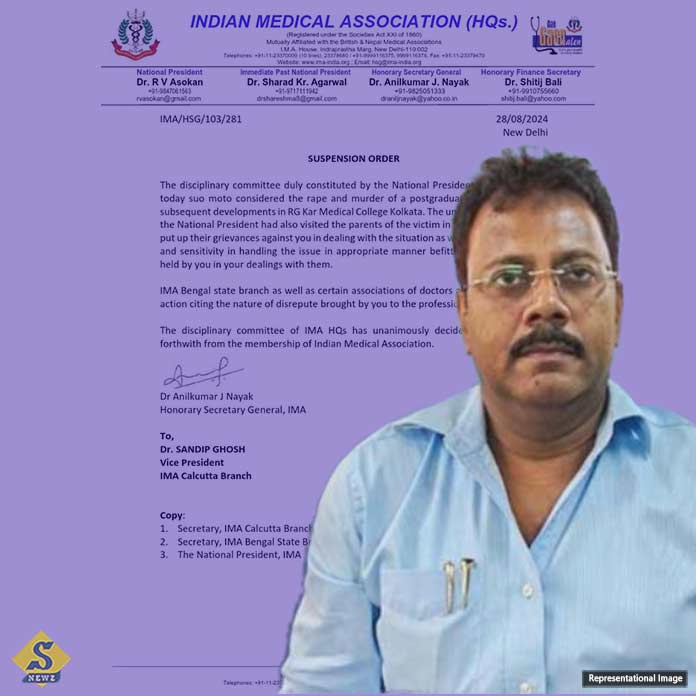 IMA taints profession suspends Sandeep