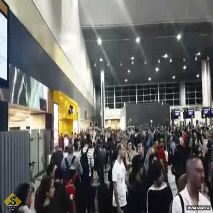 Indian Asian migrants stranded at Brazil airport