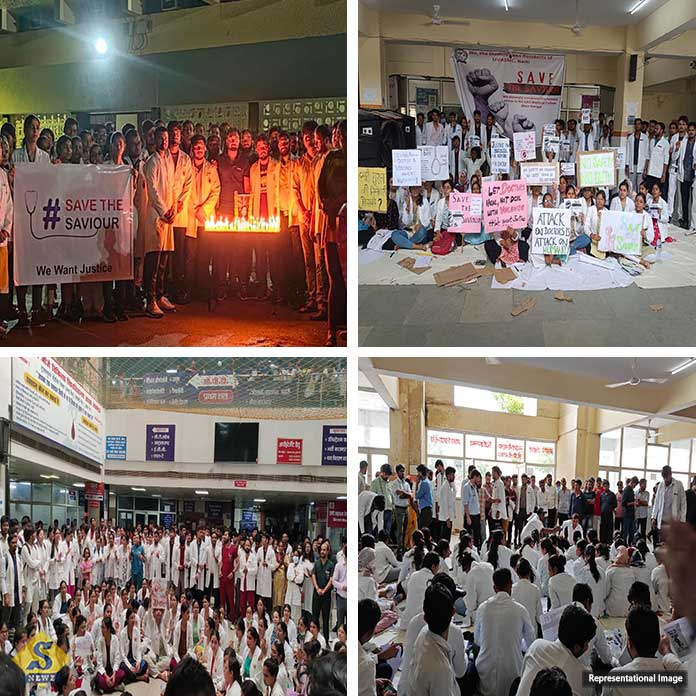 RG Kar  Doctors protest across the country
