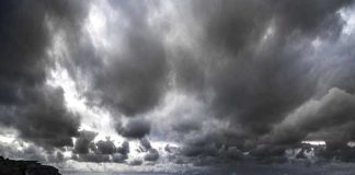 Rough seas southerly thunderstorms