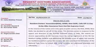 The strike was called off Delhi AIIMS doctors are returning to work