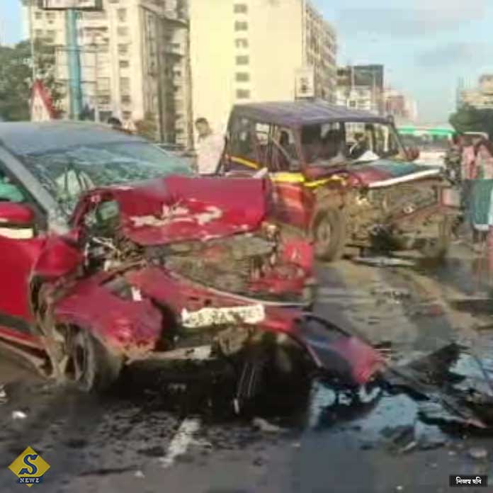 2 cars collide on Maa flyover several injured