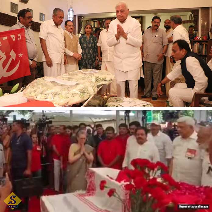 সীতারামকে শ্রদ্ধা কেরালার রাজ্যপাল-নাড্ডা-সনিয়ার
