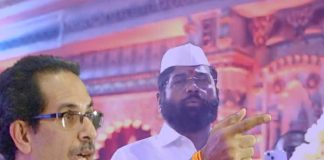 দশেরার শক্তি প্রদর্শনে শিবসেনার উদ্ধব-শিন্ডে