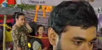 যুগলজীবনের প্রথম পুজো, ঠাঁই ধর্মতলায় অনশনের মঞ্চ